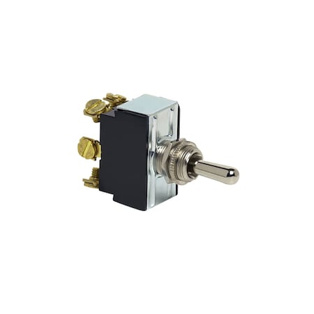 Cole Hersee Heavy Duty Momentary On-Off-Momentary On Toggle Switch, Dpdt 55054-BP